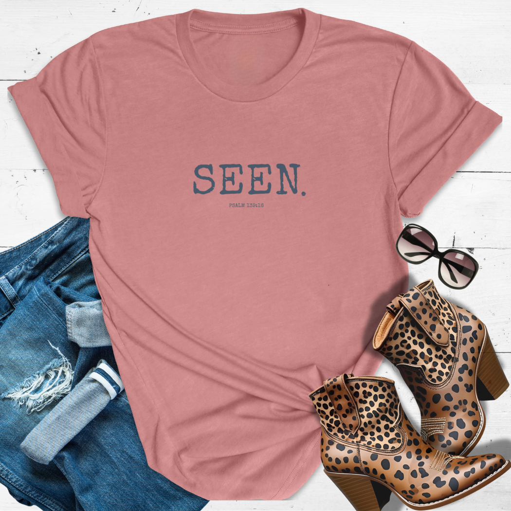 SEEN.™ – The Not Forgotten. Not Invisible. Tee