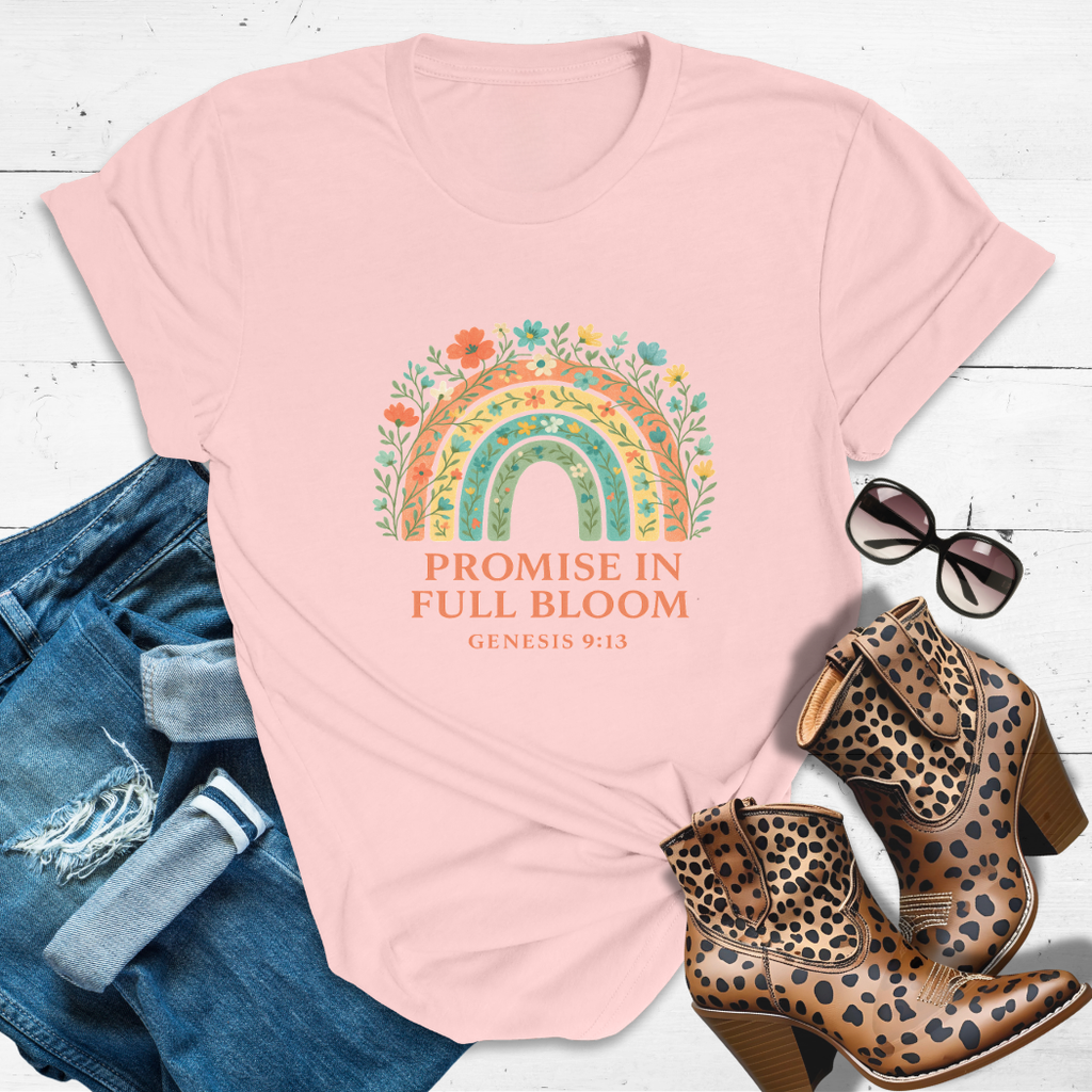 Promise in Full Bloom™ Genesis 9:13 Tee - God didn’t forget. And neither did you.