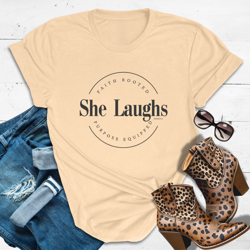 LOL. (Living Out Loud)™ Tee — Because keeping it quiet was never your calling.