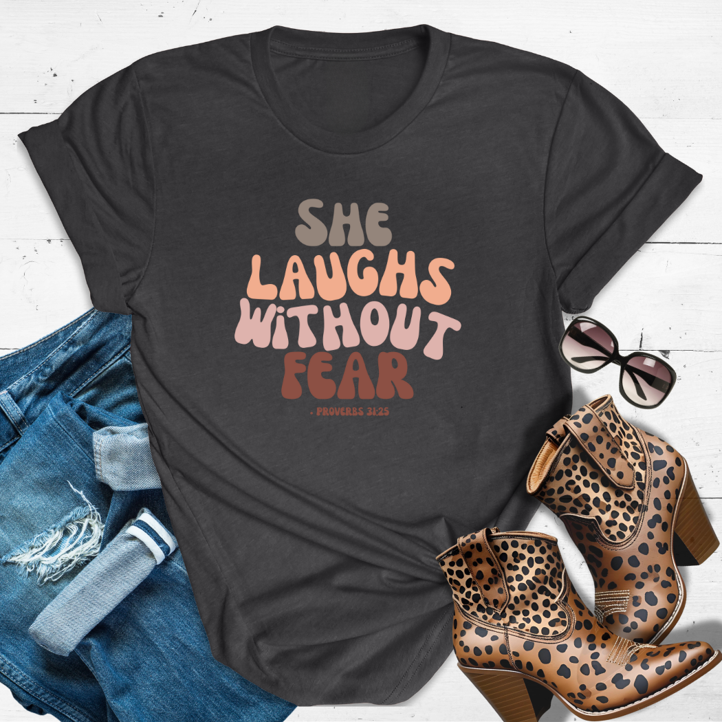 Fear Free & Flowy™ Tee — Because fear has zero VIP access in this Queen’s life.