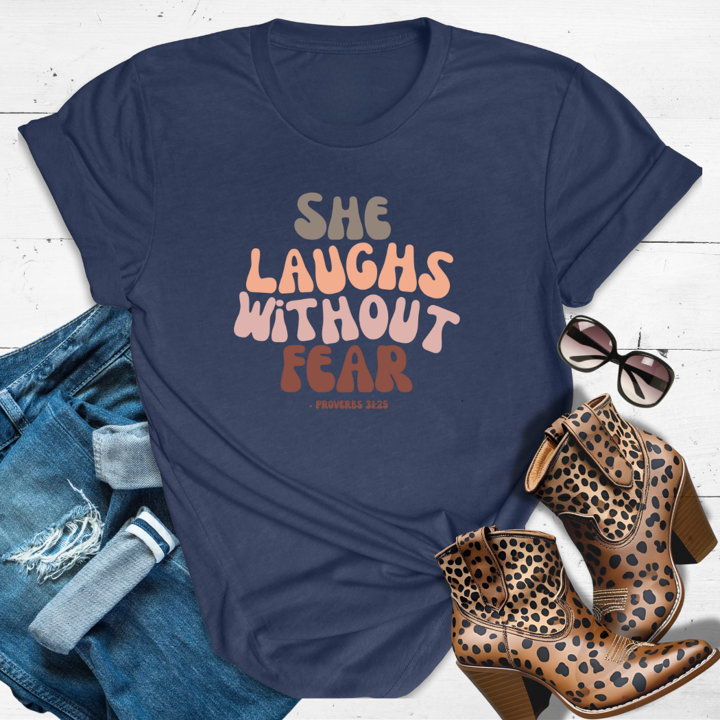 Fear Free & Flowy™ Tee — Because fear has zero VIP access in this Queen’s life.