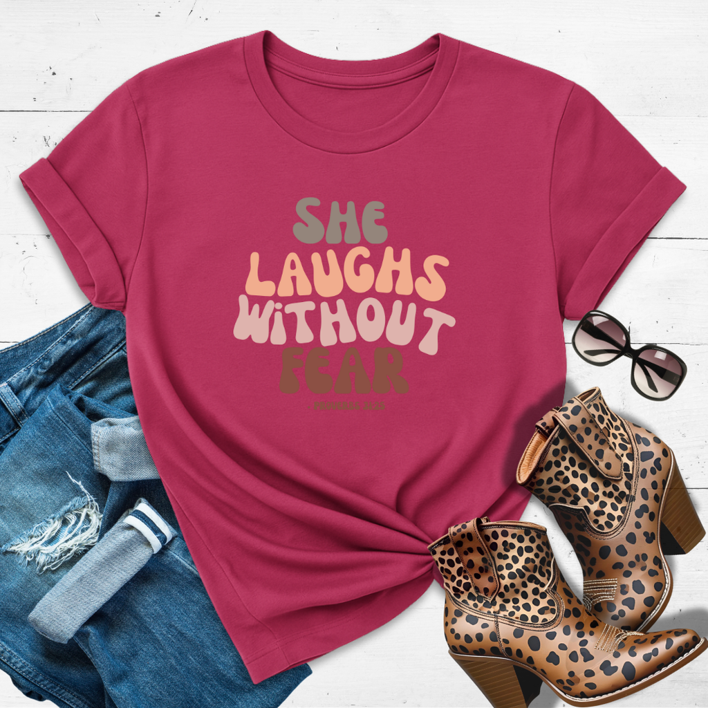 Fear Free & Flowy™ Tee — Because fear has zero VIP access in this Queen’s life.