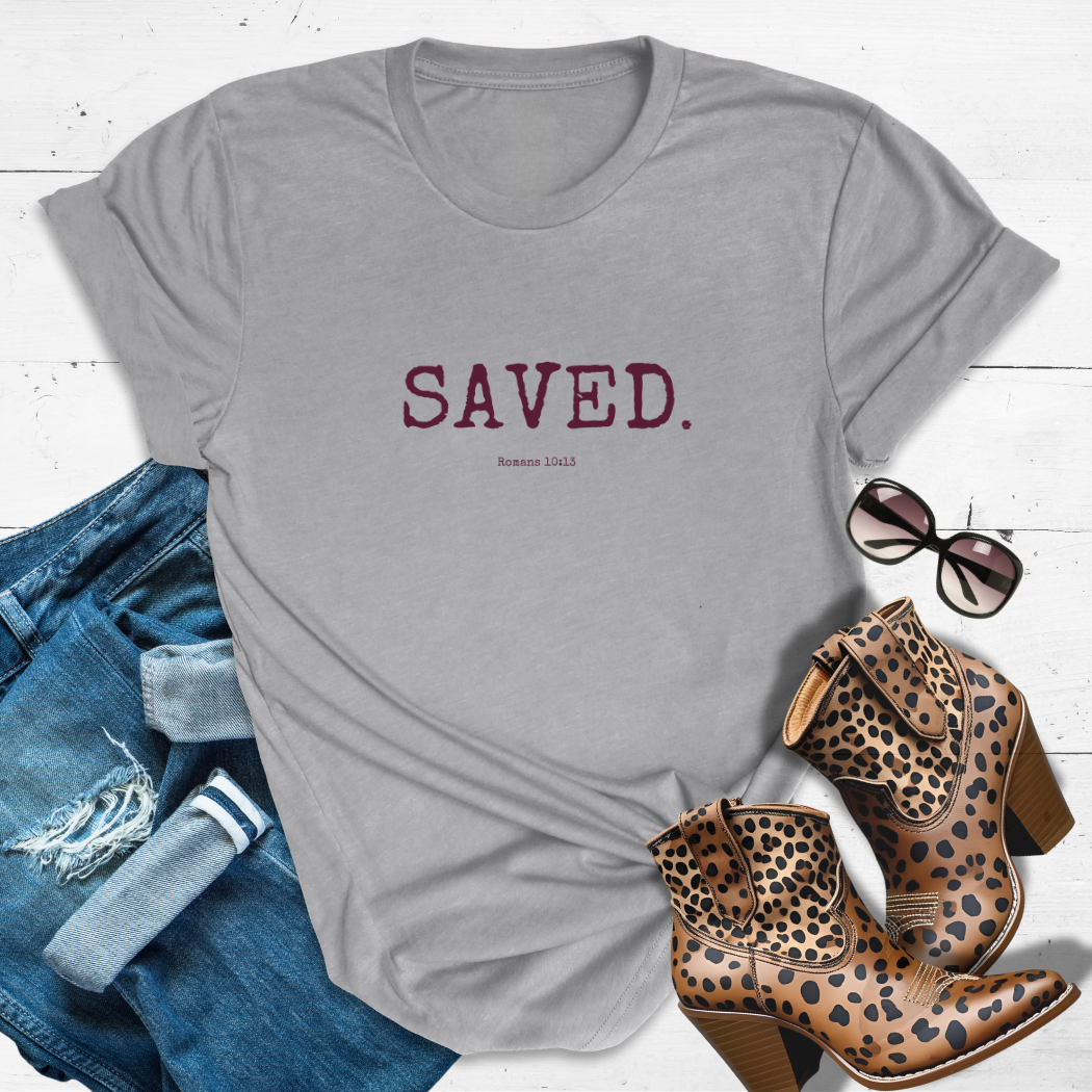 SAVED.™ Tee — Mercy Said You Matter, Sis