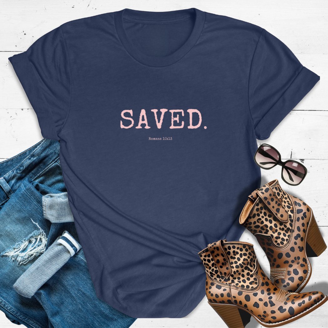 SAVED.™ Tee — Mercy Said You Matter, Sis