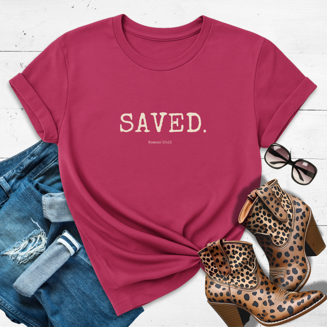 SAVED.™ Tee — Mercy Said You Matter, Sis