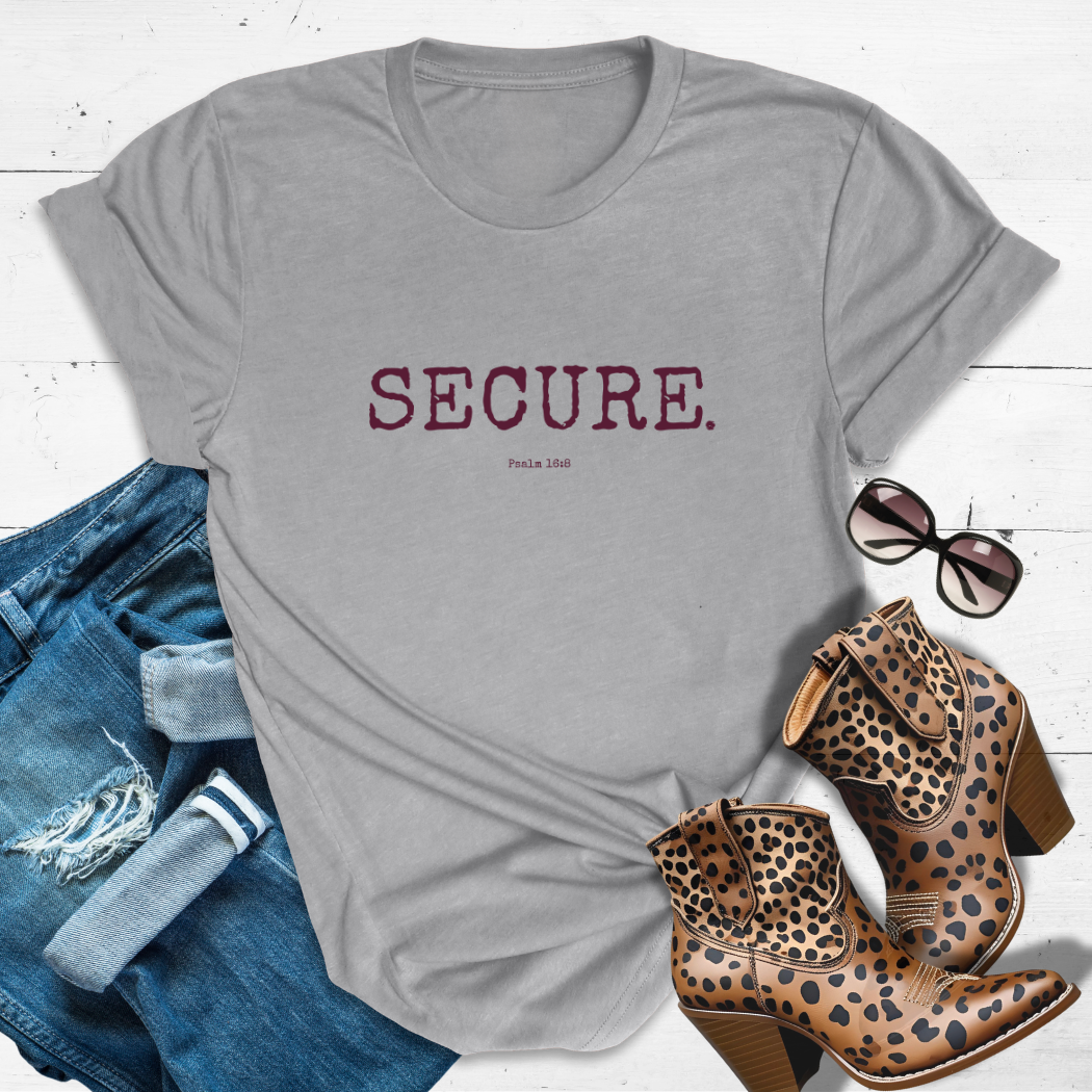 SECURE.™ Tee — The 'Shaken? Never Heard of Her' Tee