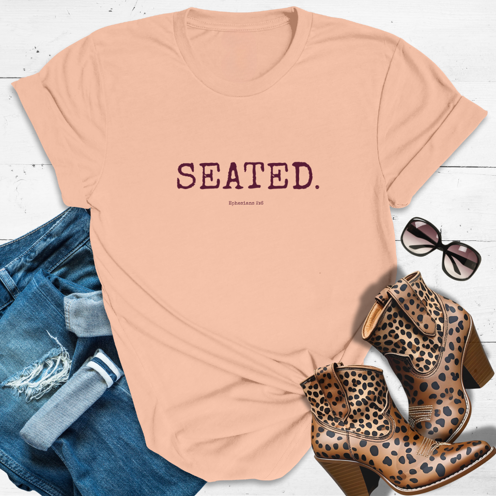 SEATED.™ Tee — Positioned for Power & Purpose