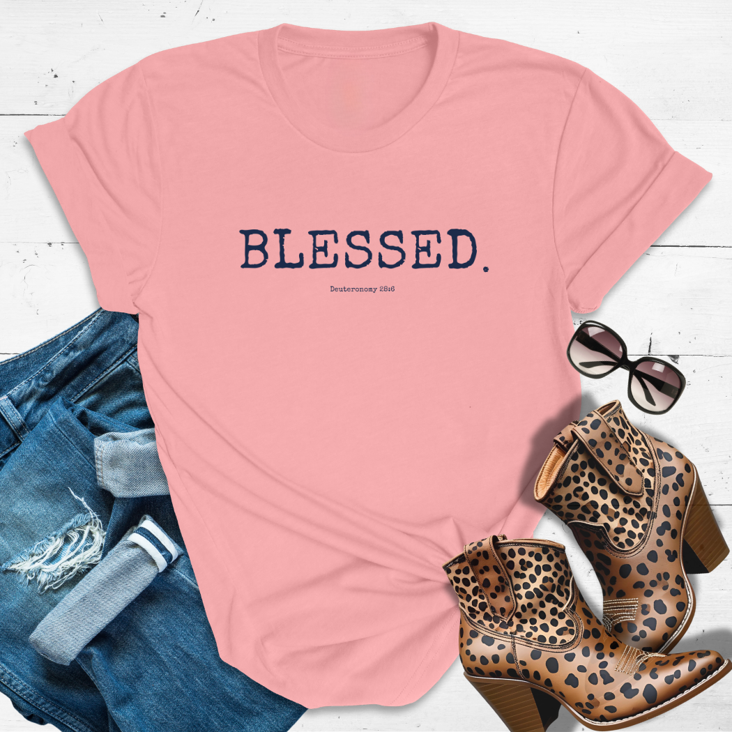 BLESSED.™ Tee — Covered, Called, and Completely His