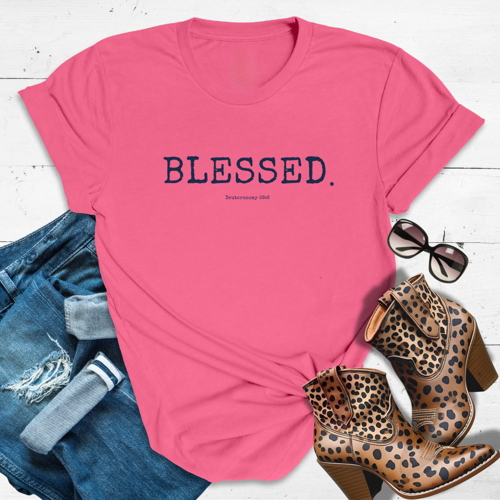 BLESSED.™ Tee — Covered, Called, and Completely His