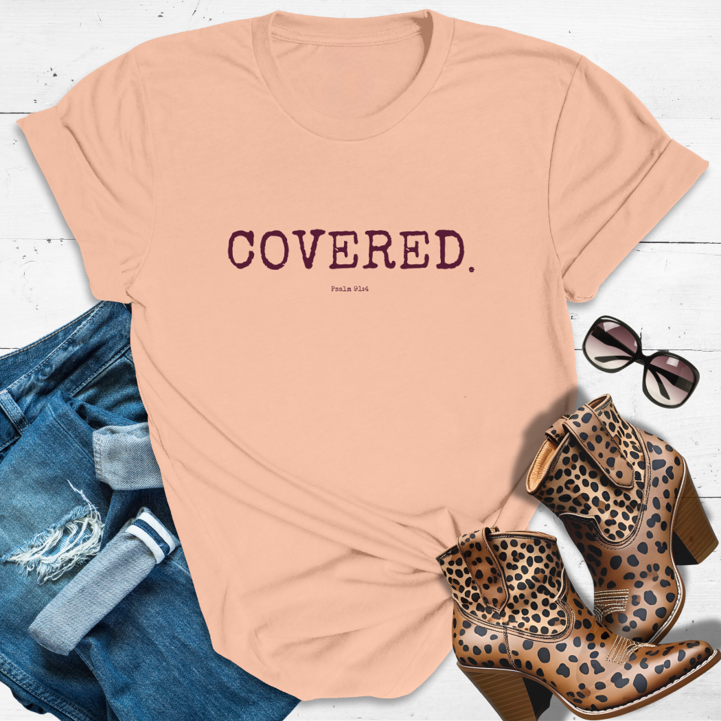 COVERED.™ Tee — Grace is the Outfit. Favor is the Flex