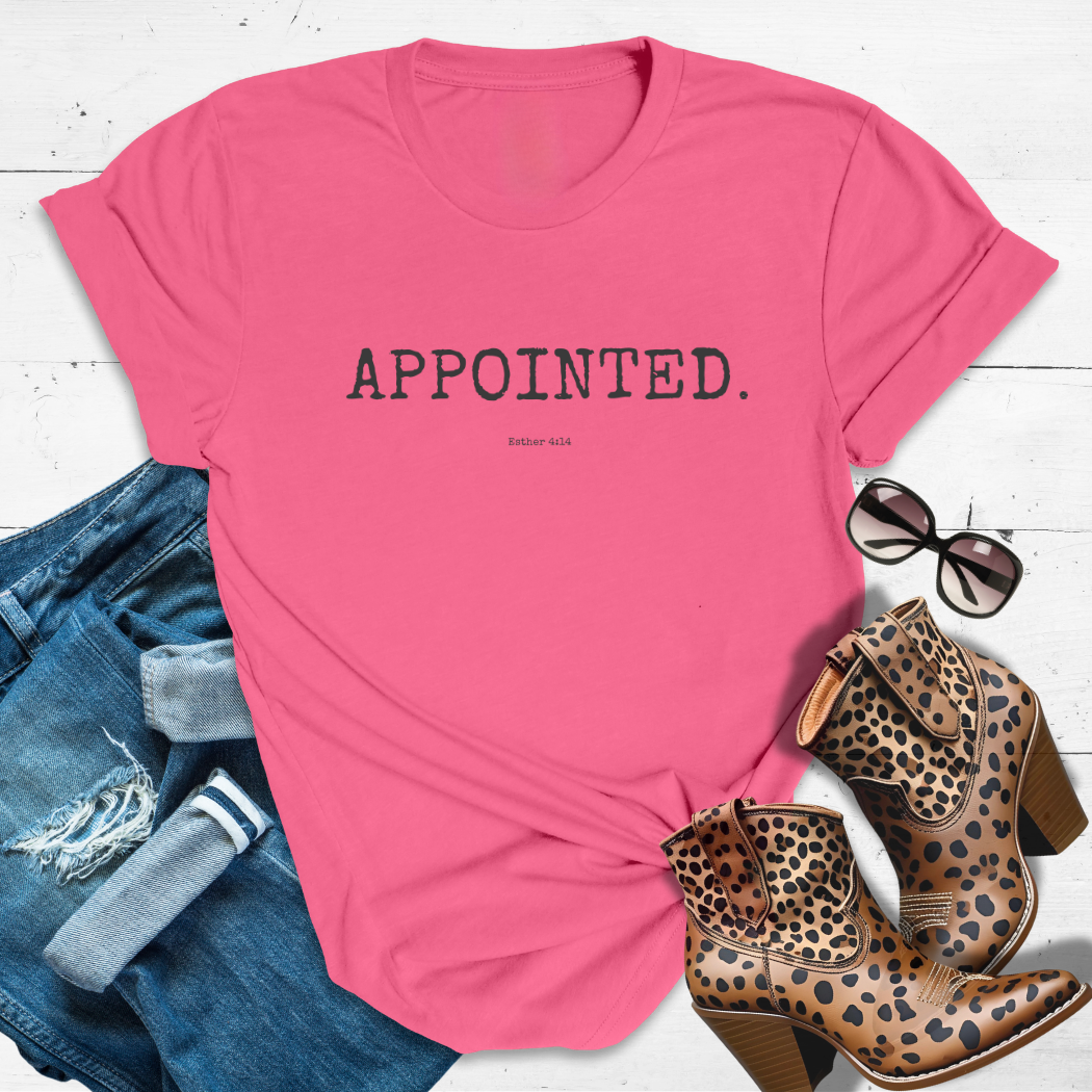 APPOINTED.™ Tee — Royal timing. Heaven’s choosing. Queen, it’s yours.
