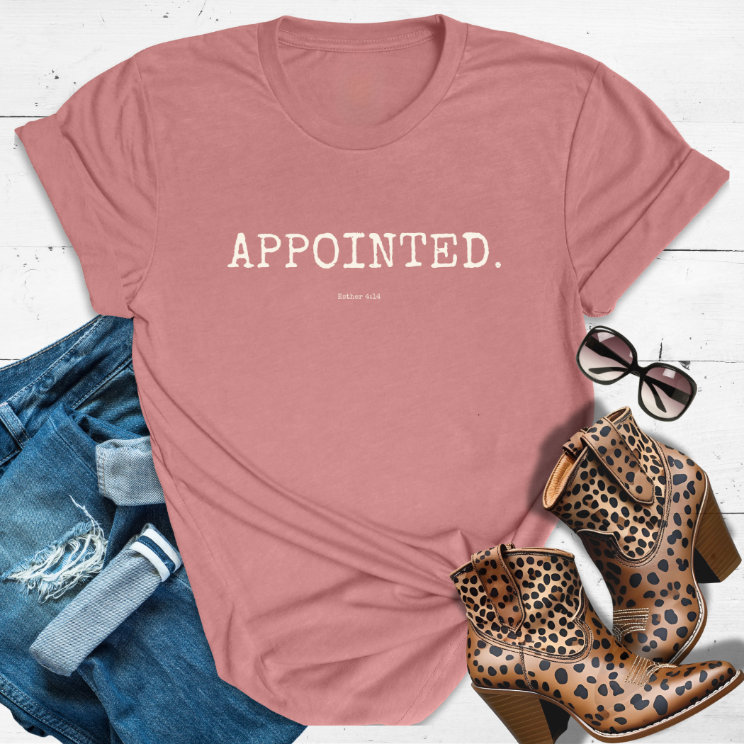 APPOINTED.™ Tee — Royal timing. Heaven’s choosing. Queen, it’s yours.