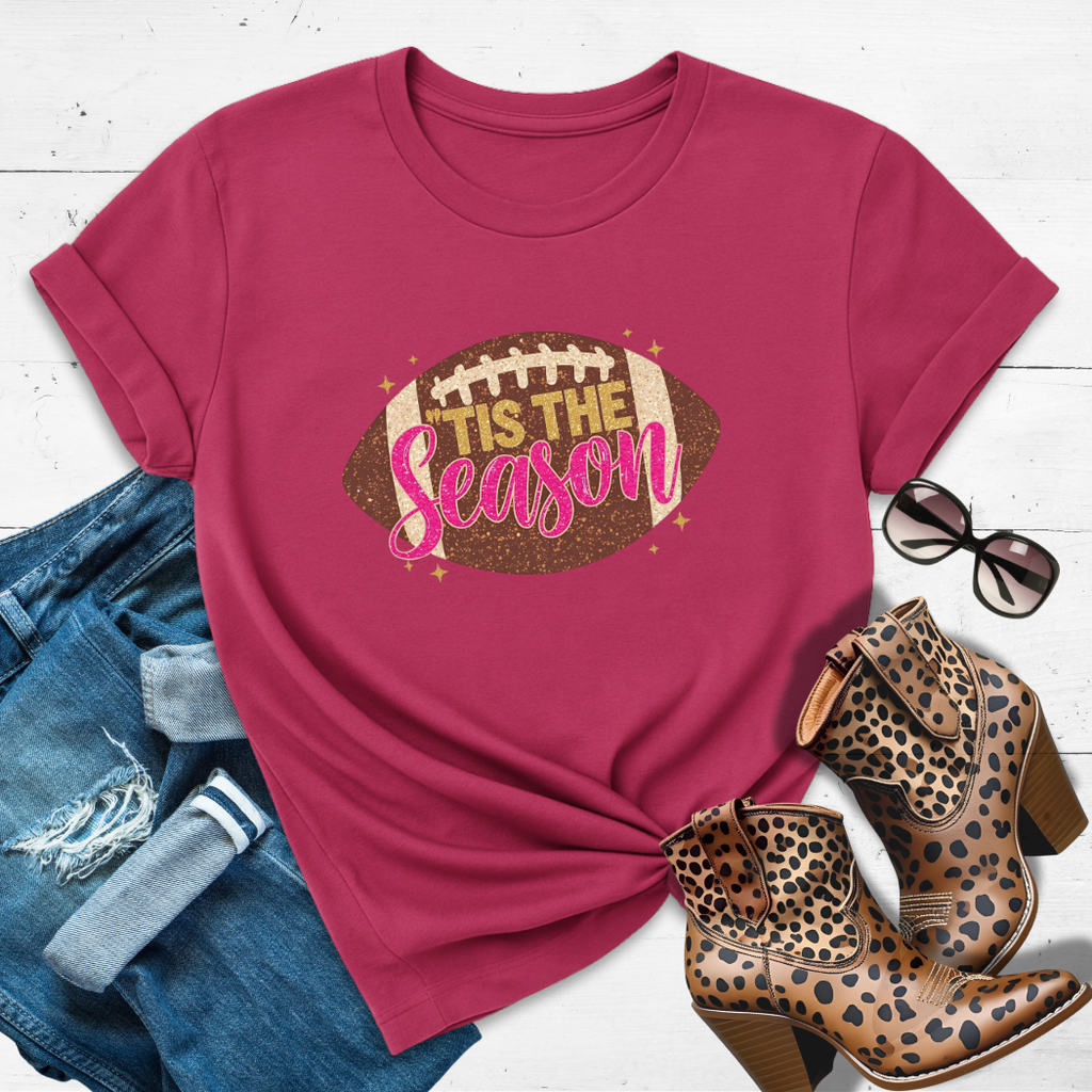 ’TIS THE SEASON.™ Tee — For touchdowns & testimonies.