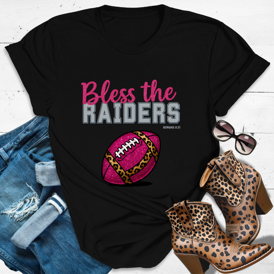BLESS THE RAIDERS.™ — Heaven’s got favorites — and she’s loud in the stands.