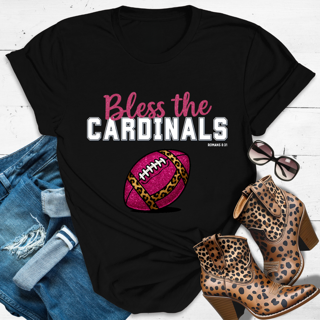 BLESS THE CARDINALS™ Tee — Heaven’s got favorites — and she’s loud in the stands.
